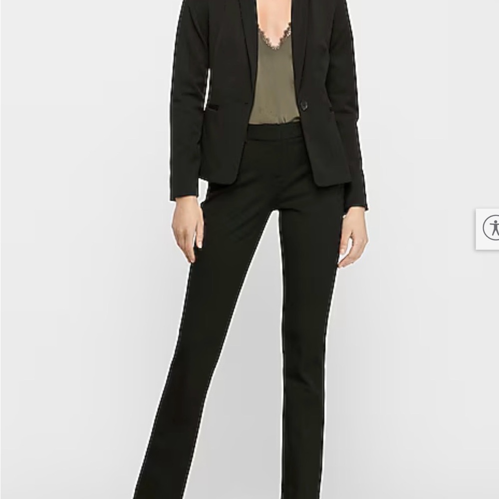 Express NAVY Straight Leg Pants